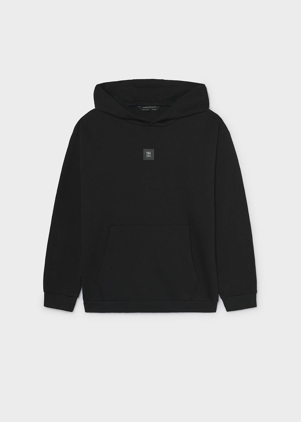 Pullover felpa basico Negro