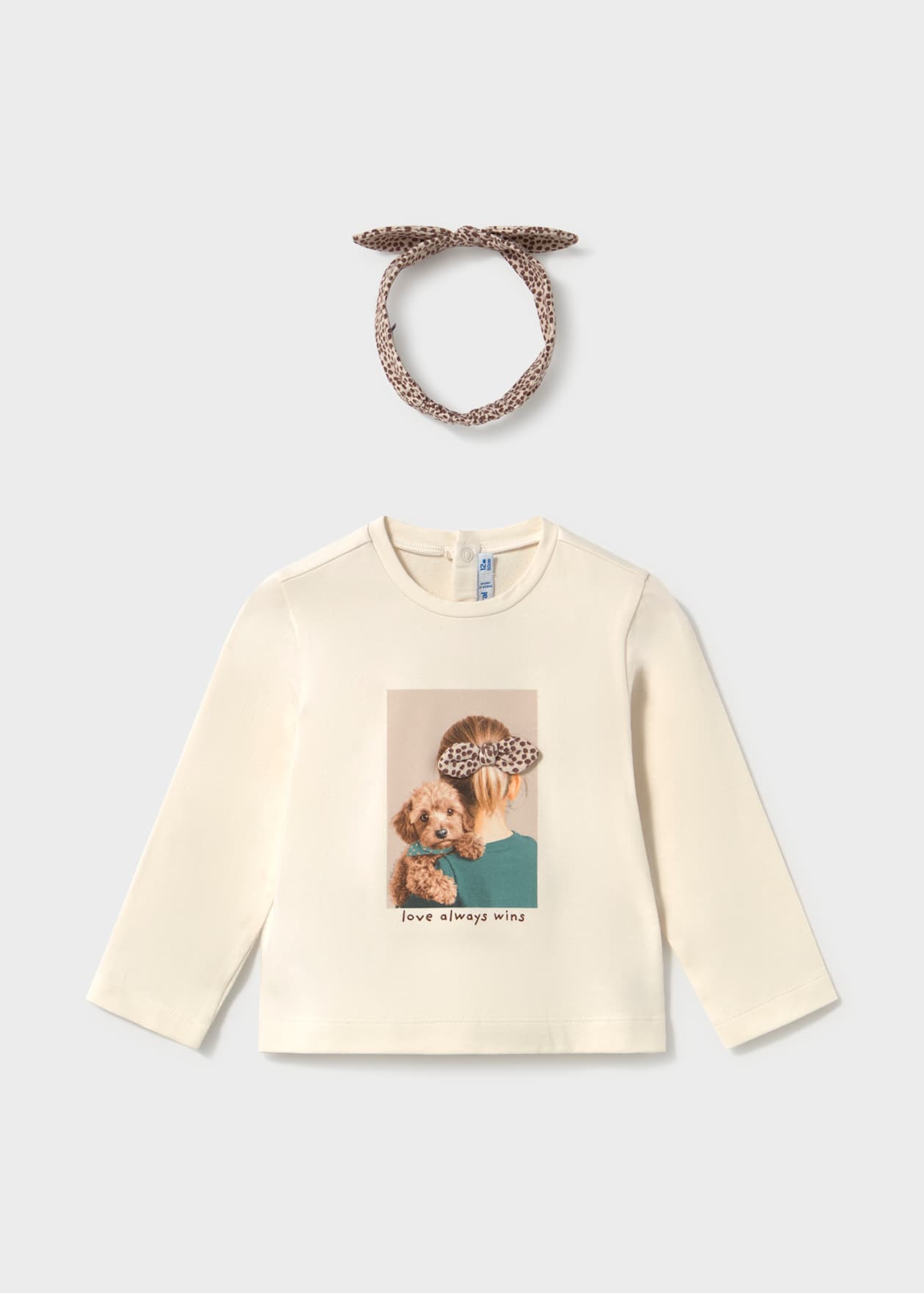 Camiseta m/l con diadema Soja
