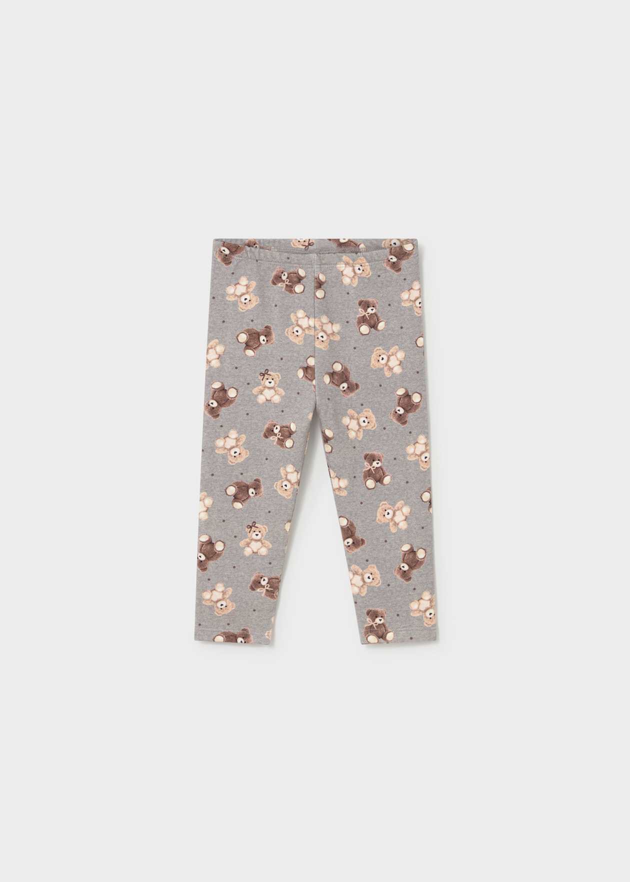 Leggings estampado felpa Gris vig
