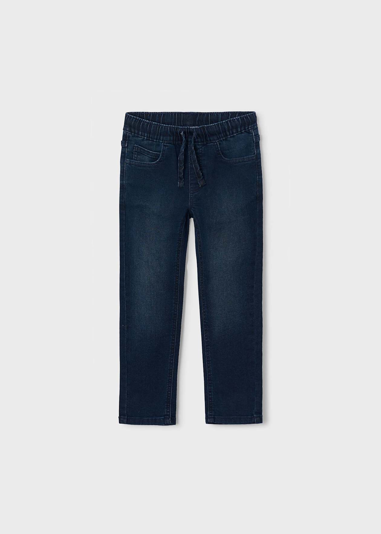 Pantalon soft denim jogger Blue black