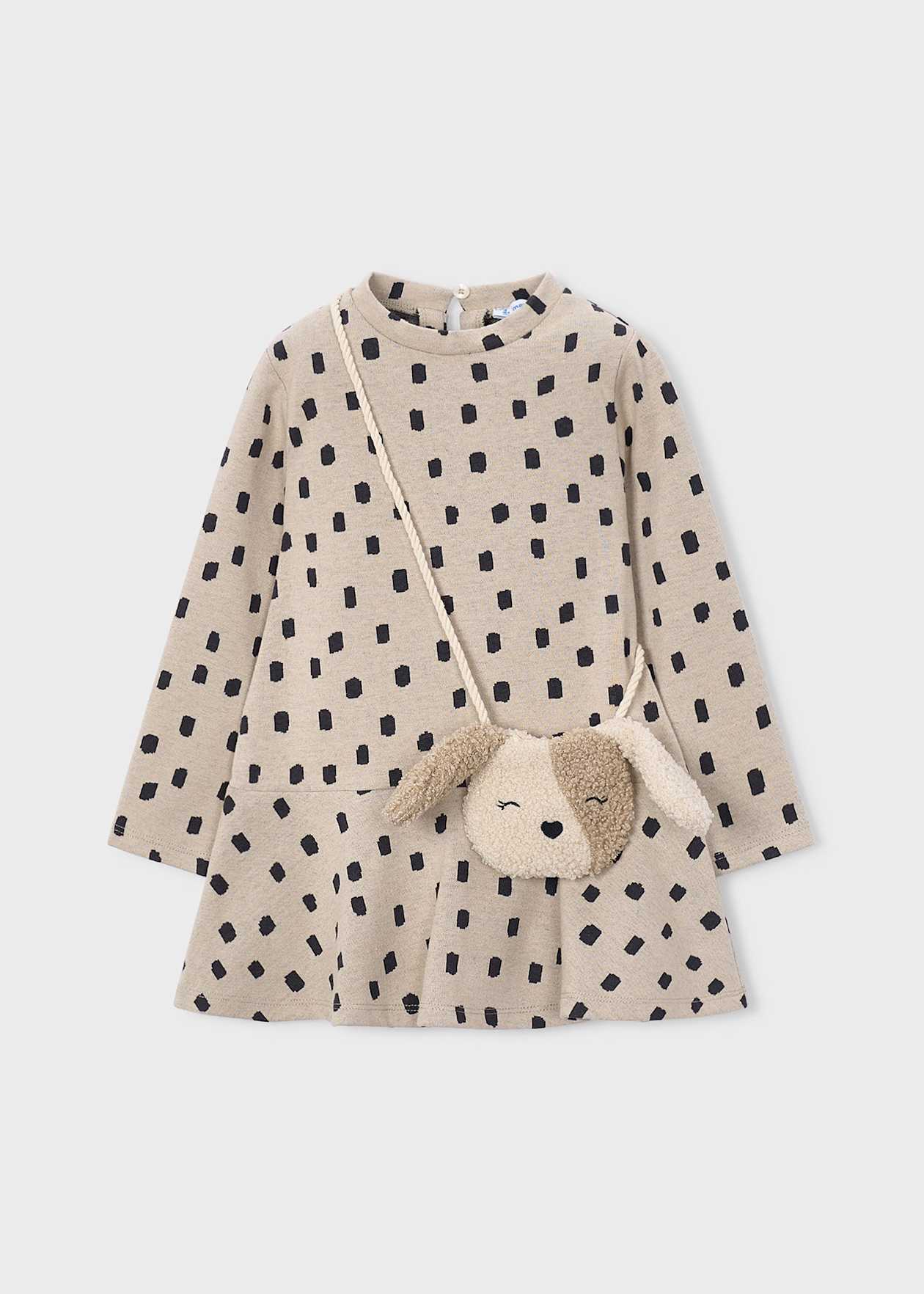 Vestido punto jacquard bolso Quinoa vig