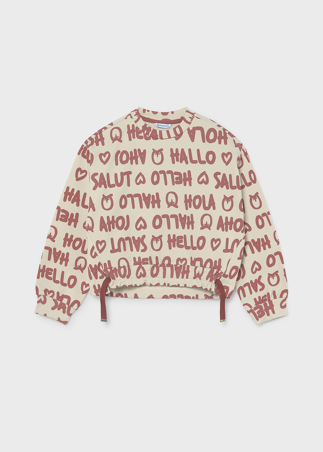 Pullover estampado Piedra